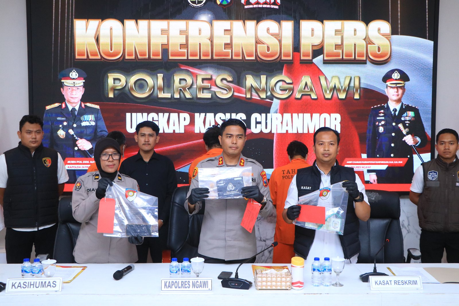 Polres Ngawi Berhasil Ungkap Kasus Curanmor 17 TKP Lintas Provinsi
