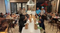 Polresta Sidoarjo Berbagi, Ajak Anak Yatim Makan Malam Bergizi