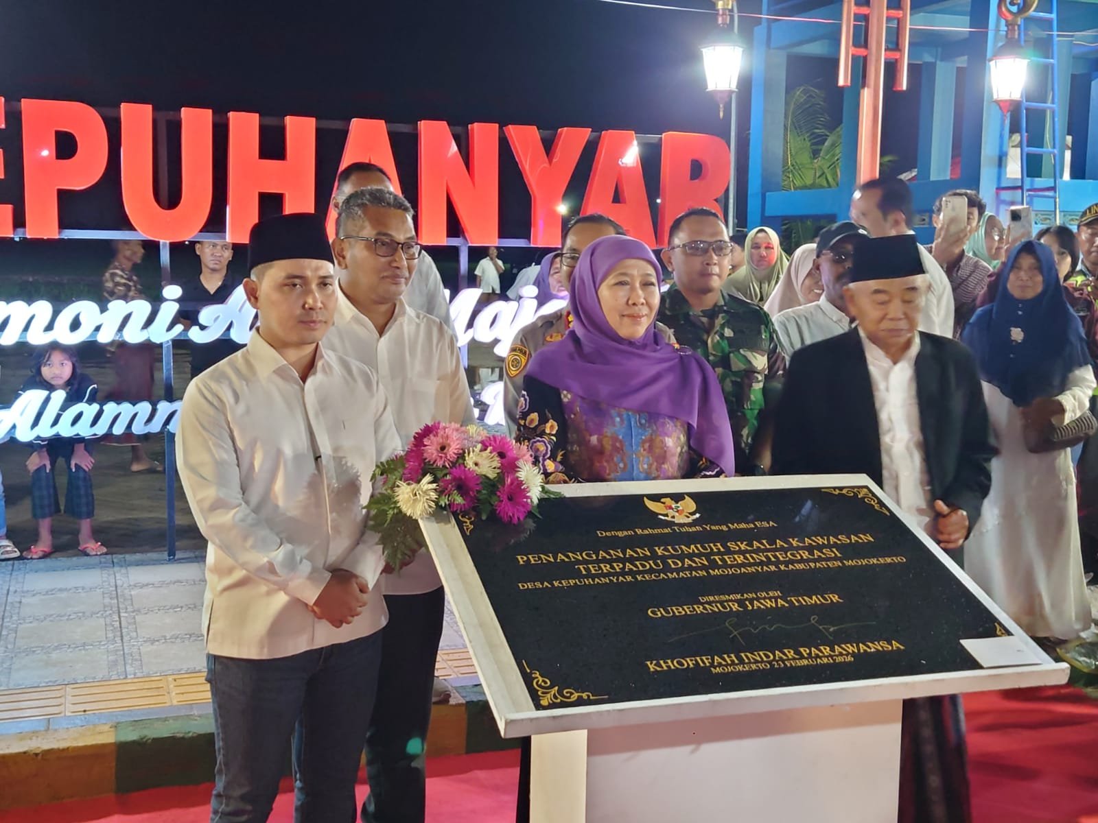 Gubernur Jatim Resmikan Penataan Kawasan Kumuh di Kepuhanyar, Kades Kepuhanyar Berharap Dapat Tingkatkan Kualitas Hidup