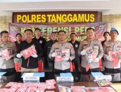 Operasi Antik Krakatau 2026, Polres Tanggamus Ungkap 25 Kasus Narkotika dan Amankan 27 Tersangka