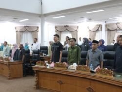 DPRD Batang Hari Gelar Paripurna Penyampaian Pandangan Fraksi Terhadap 3 Ranperda Tahun 2026