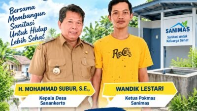 Warga Sambut Antusias! 23 Unit SANIMAS di Sanankerto Turen Malang