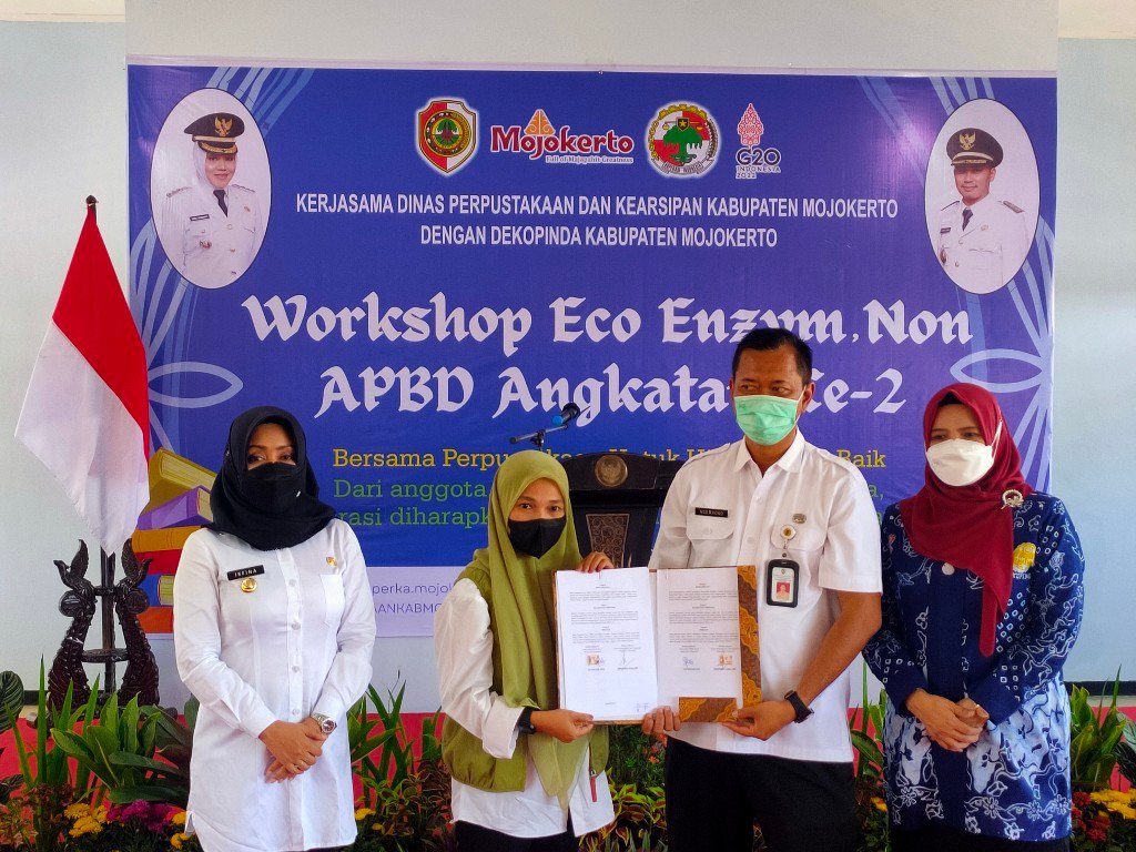 Dukung Perkembangan Literasi, Disperka Kabupaten Mojokerto MoU dengan Komunitas Pena Maja
