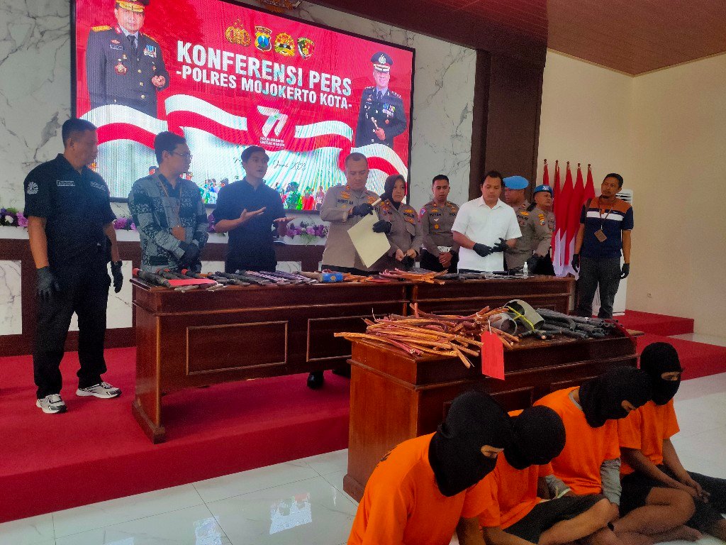 Pencurian Kabel Merajalela di Mojokerto, Tersangka Dihadiahi Timah Panas