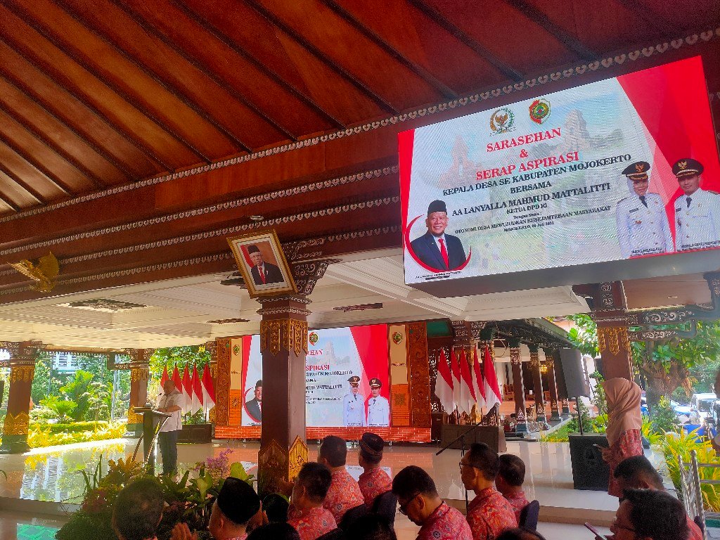 LaNyalla Perjuangkan 7 Aspirasi Kepala Desa Mojokerto