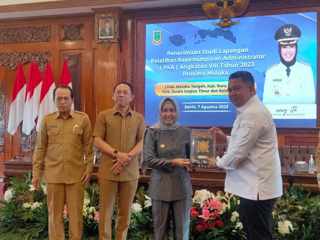 Wali Kota Mojokerto Terima Kunjungan BPSDM Provinsi Maluku