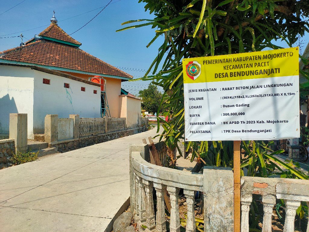 Pemdes Bendunganjati Dapat BK Rp 300 Juta