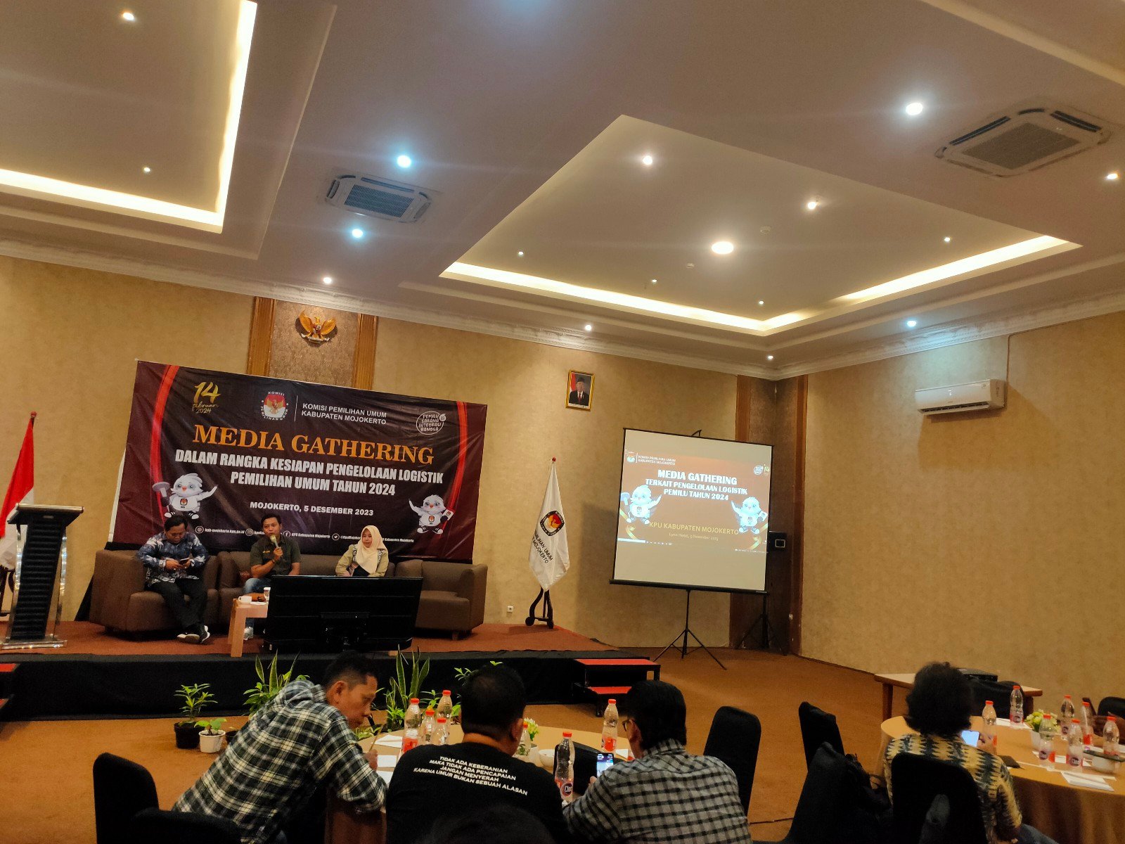 Media Gathering Bersama KPU Mojokerto, Diskusikan Logistik Hingga Pencegahan Petugas KPPS Meninggal
