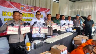 Polres Mojokerto Kota Amankan 1 Juta Pil Double L Senilai Rp 3 M