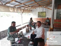 Antisipasi Gangguan Keamanan, Perhutani Mojokerto Koordinasi dengan Koramil Ngimbang