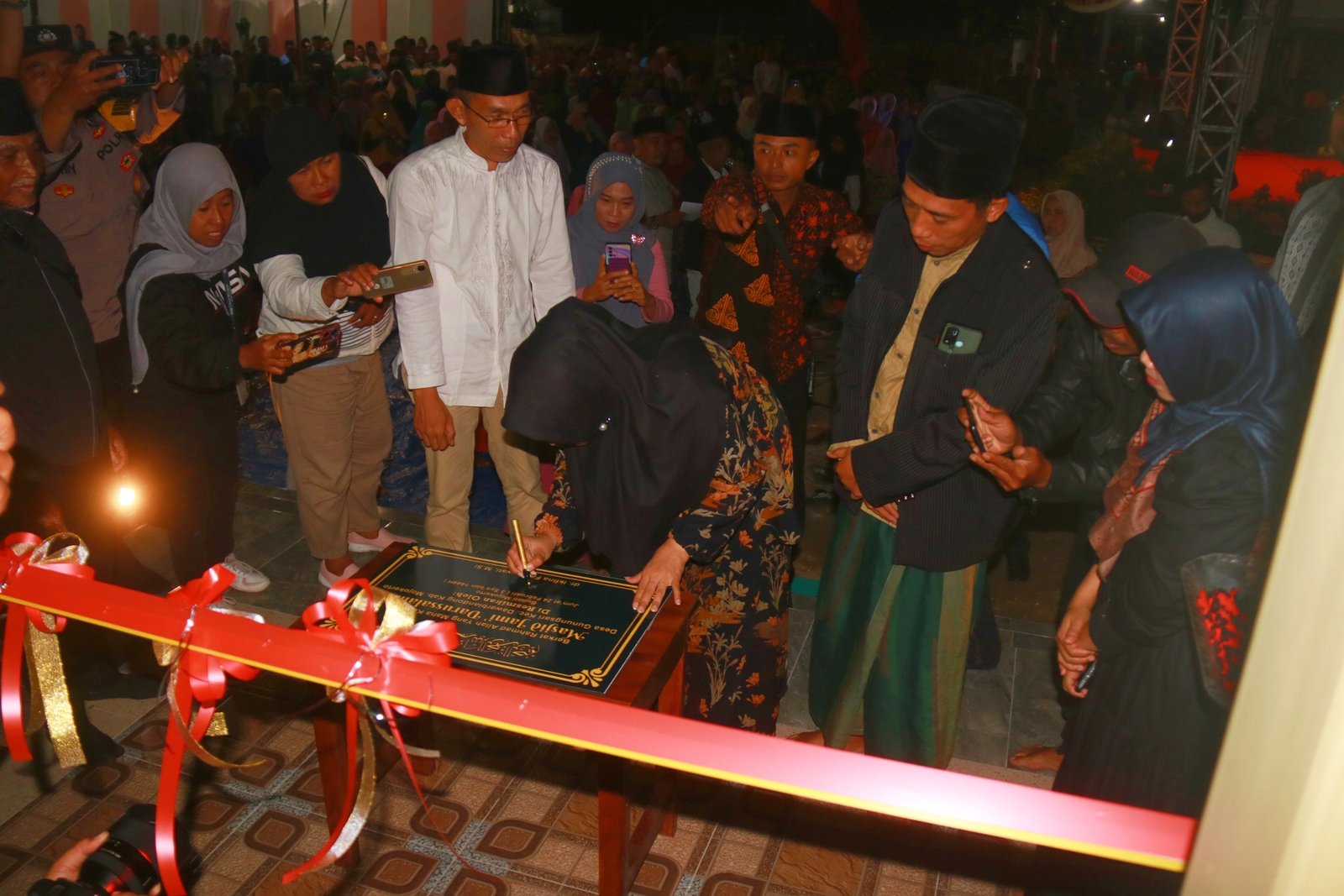Bupati Mojokerto Resmikan Masjid Jami' Darussalam Gunungsari