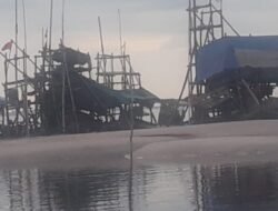 Aktivitas Tambang Timah Pesisir Pantai Lepar Belinyu Terus Beroperasi, APH Tutup Mata