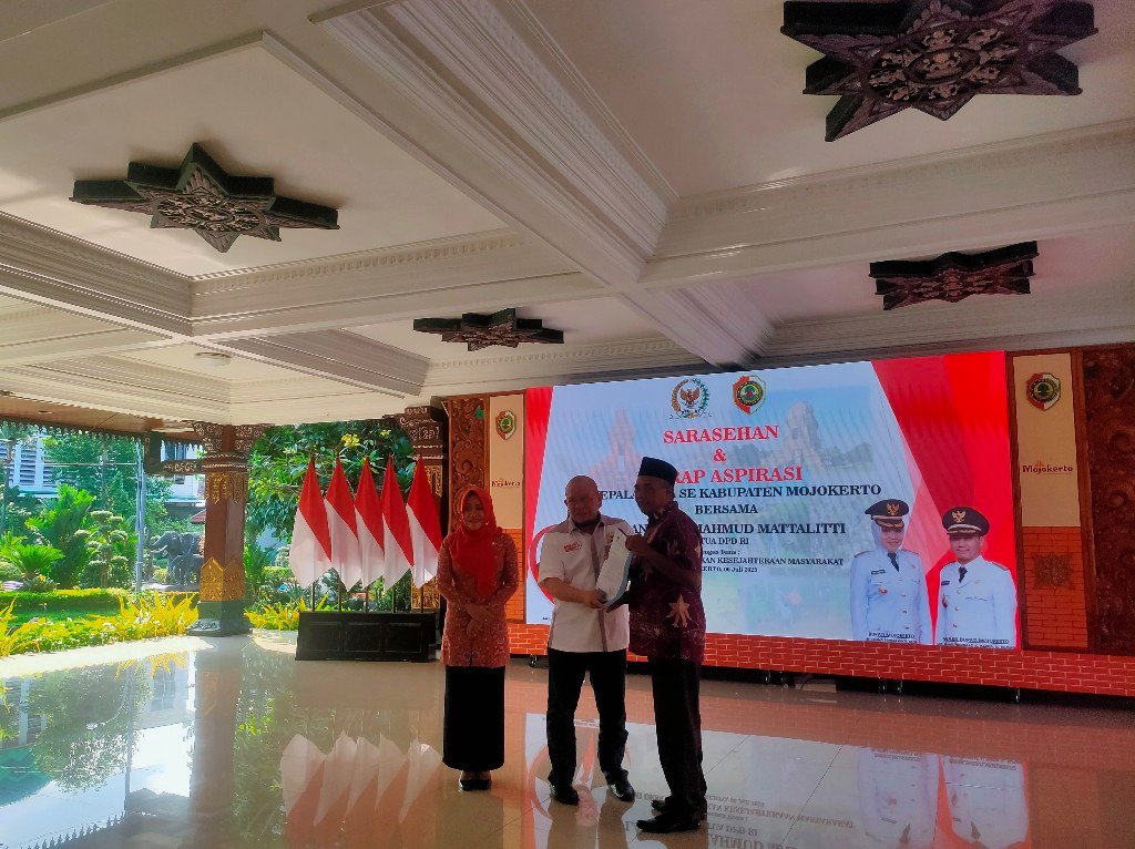 LaNyalla Perjuangkan 7 Aspirasi Kepala Desa Mojokerto