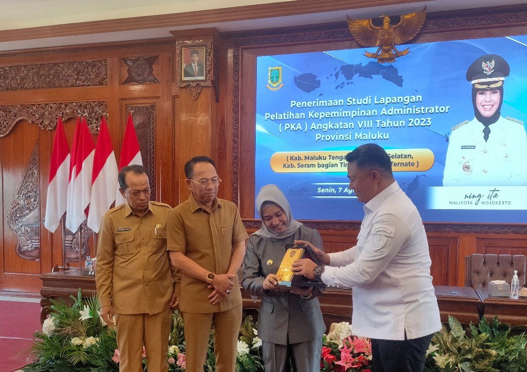 Wali Kota Mojokerto Terima Kunjungan BPSDM Provinsi Maluku