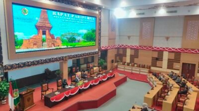 DPRD Kabupaten Mojokerto Adakan Rapat Paripurna Nota Penjelasan Bupati atas LKPJ 2023
