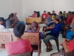 Rawan Pencurian, Warga Desa Mojotamping Audiensi dengan Kades Akh. Sumanan