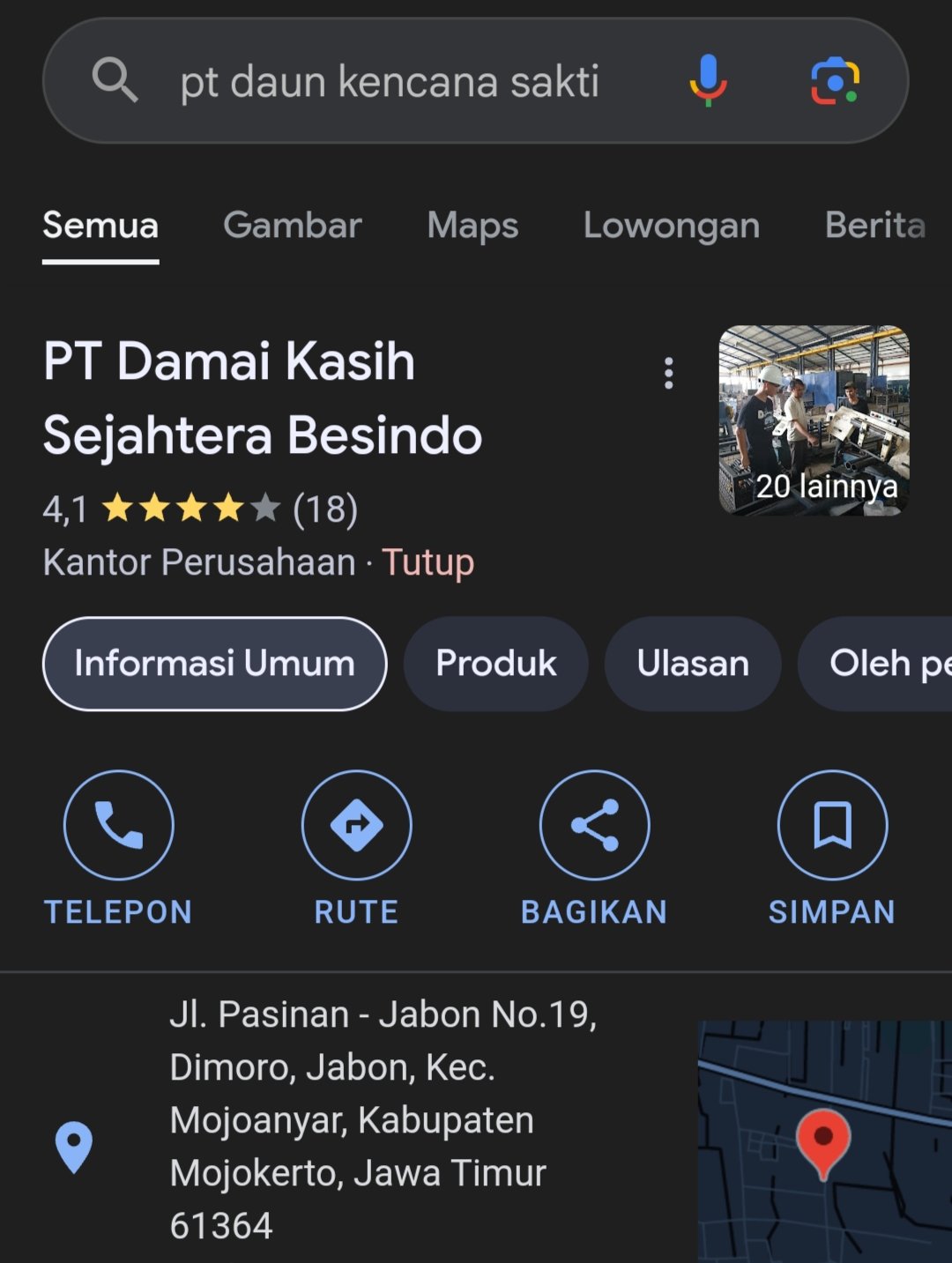 PT. Damai Kasih Sejahtera Besindo Jadi Perbincangan Hangat Masyarakat Mojokerto