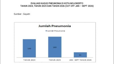 Sinergi Cegah Pneumonia, Dinkes PPKB Kota Mojokerto di Bawah Komando dr. Achmad Rheza Sukses Pertahankan Angka Kematian Nol Persen