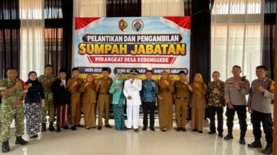 Pelayanan Desa Kedunggede Makin Lengkap, 6 Perangkat Baru Resmi Dilantik Kades Kedunggede