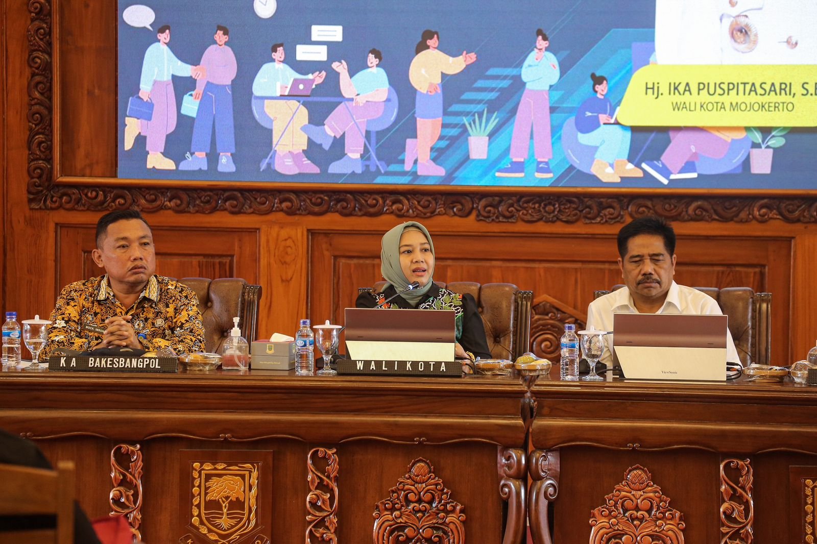 Jelang Pemilu Serentak 2024, Wali Kita Mojokerto Ajak Ormas Dan LSM Ikut Jaga Kondusifitas