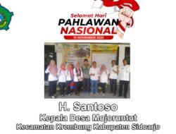 Kepala Desa Mojoruntut, Krembung, Sidoarjo Mengucapkan Selamat Hari Pahlawan Nasional